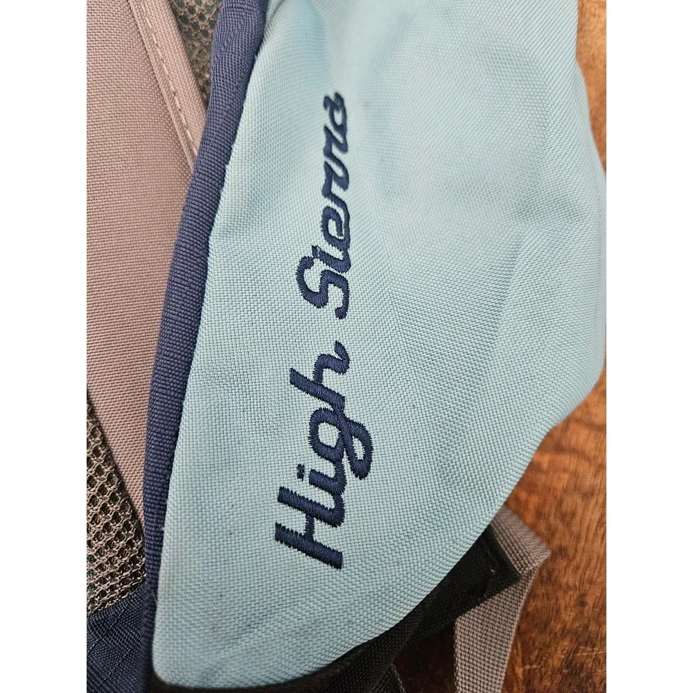 High Sierra Backpack Blue Adult Pockets Travel School Bag